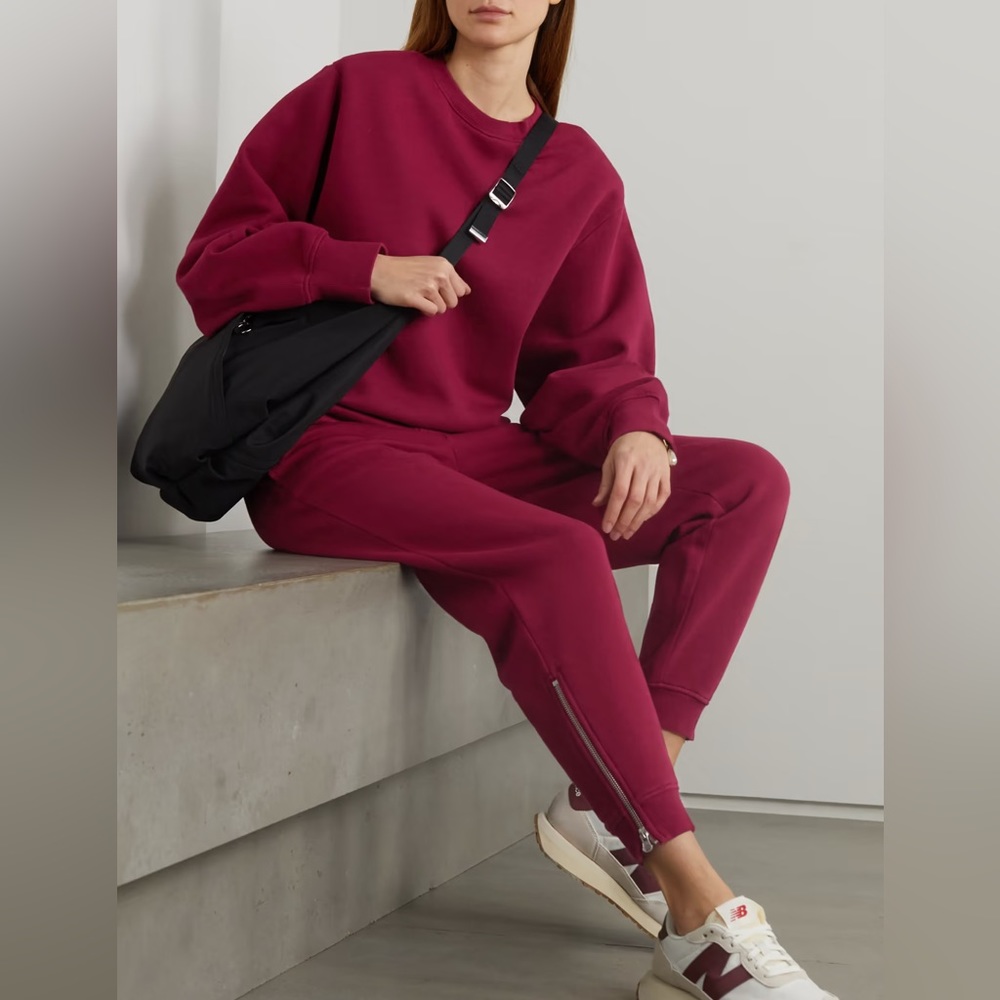 NWT WSLY ECO FLEECE beetroot pants